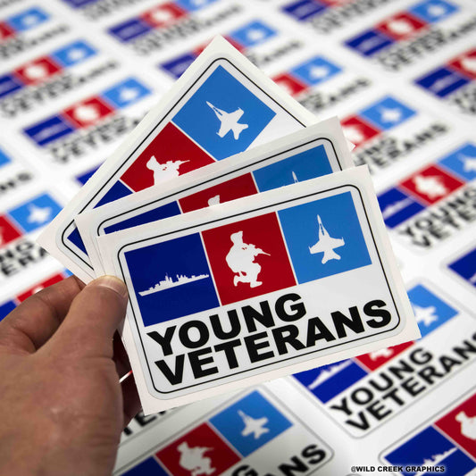 Young Veterans Sticker