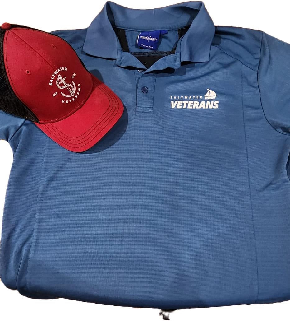 Crew Polo UPF 30 Shirt | Saltwater Veterans Branded