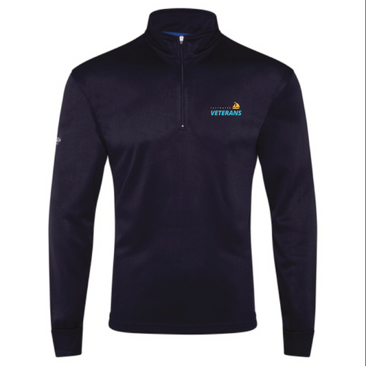 Quick Dry Long Sleeve Zip Polo | Saltwater Veterans Branded
