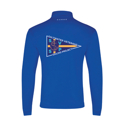 Burke | Signature Long Sleeve Polo | Saltwater Veterans Sailing Project Branded