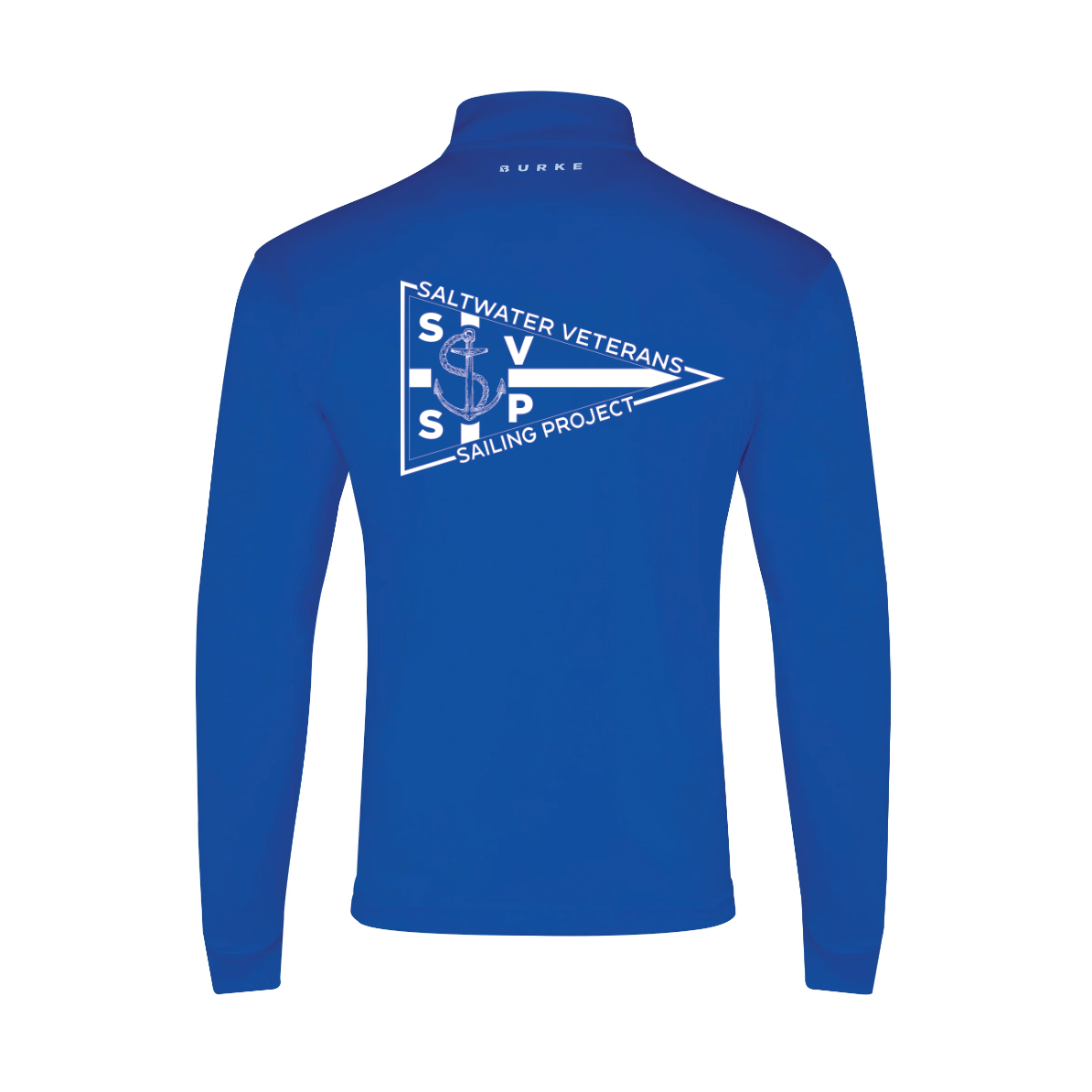 Burke | Signature Long Sleeve Polo | Saltwater Veterans Sailing Project Branded