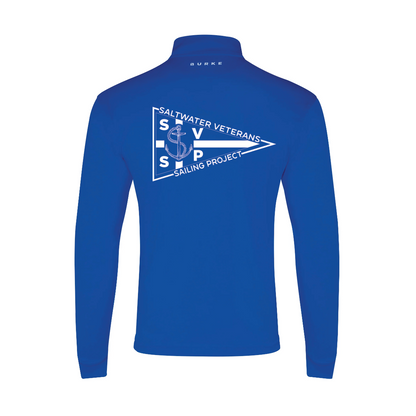 Burke | Signature Long Sleeve Polo | Saltwater Veterans Sailing Project Branded