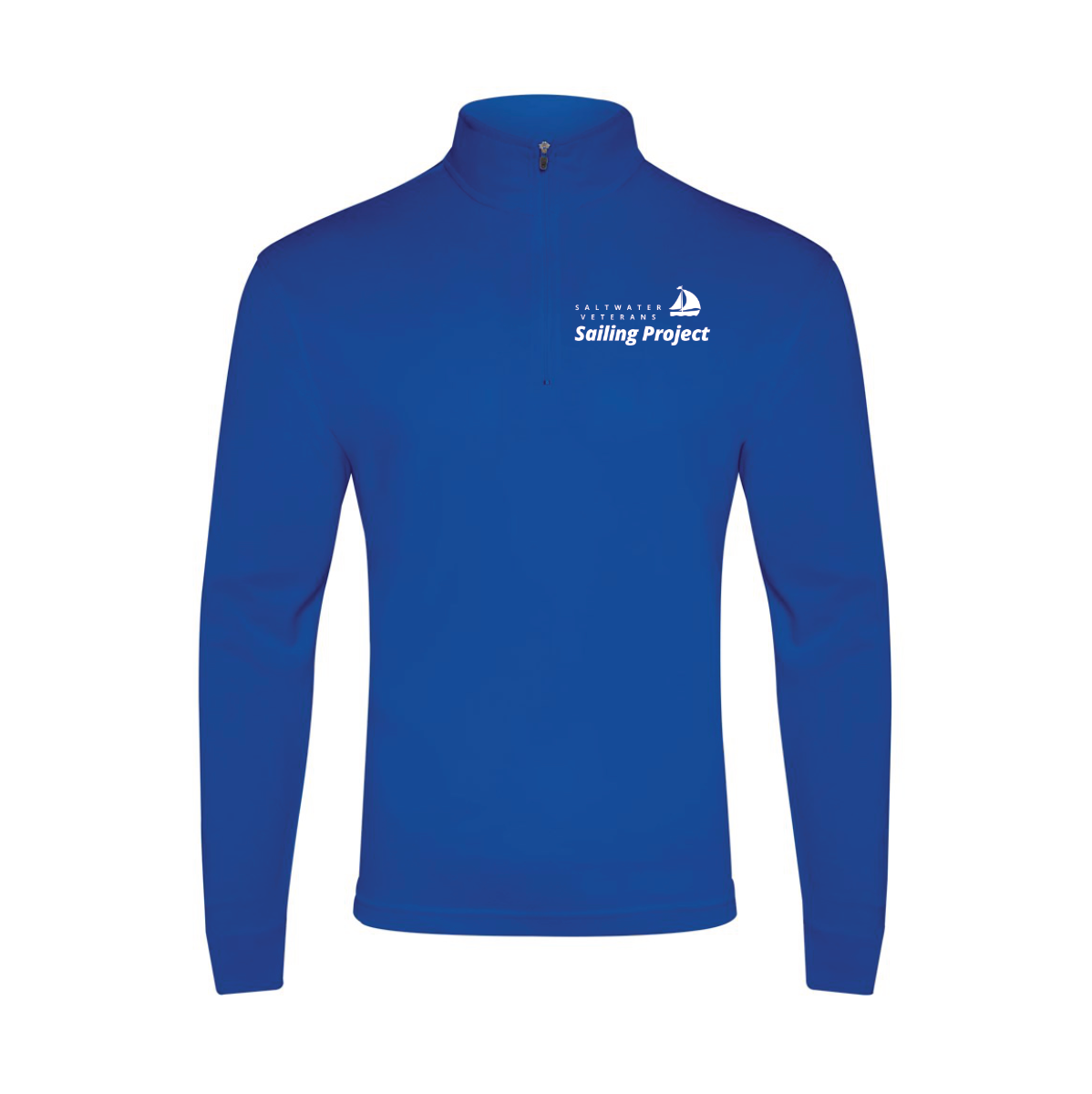 Burke | Signature Long Sleeve Polo | Saltwater Veterans Sailing Project Branded