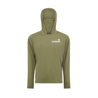 Burke | The Saltwater Ninja - Hooded Sun Shirt with Buff | Saltwater Veterans Branded