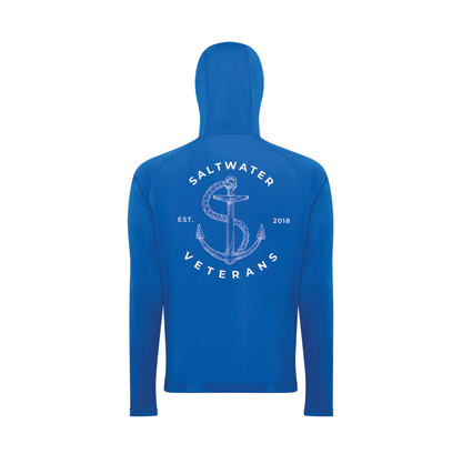 Burke | The Saltwater Ninja - Hooded Sun Shirt with Buff | Saltwater Veterans Branded